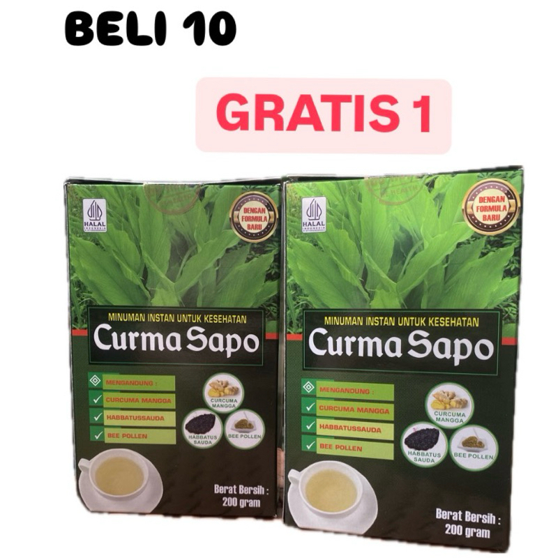 

CURMA SAPO MINUMAN INSTAN Habbatusauda, curcuma mangga