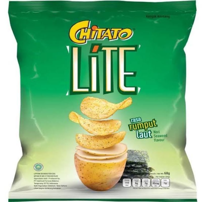 

CHITATO LITE NORI RASA RUMPUT LAUT SEAWED FLAVOR NETTO 35 GR