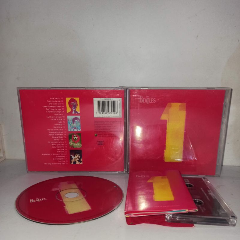 CD&kaset The Beatles- 1 Red Album