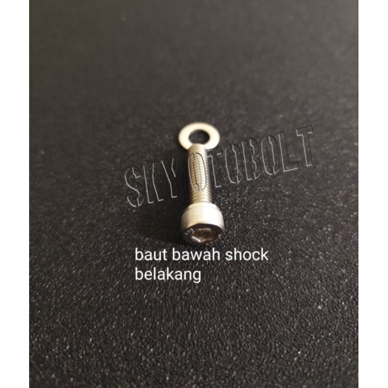 BAUT STAINLESS SHOCK BELAKANG PANJANG VARIO BEAT SCOOPY
