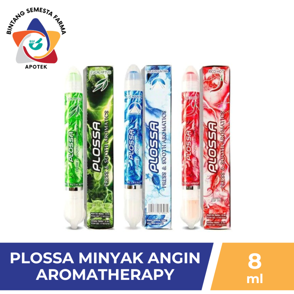 Plossa Minyak Angin Aromatherapy 8ml