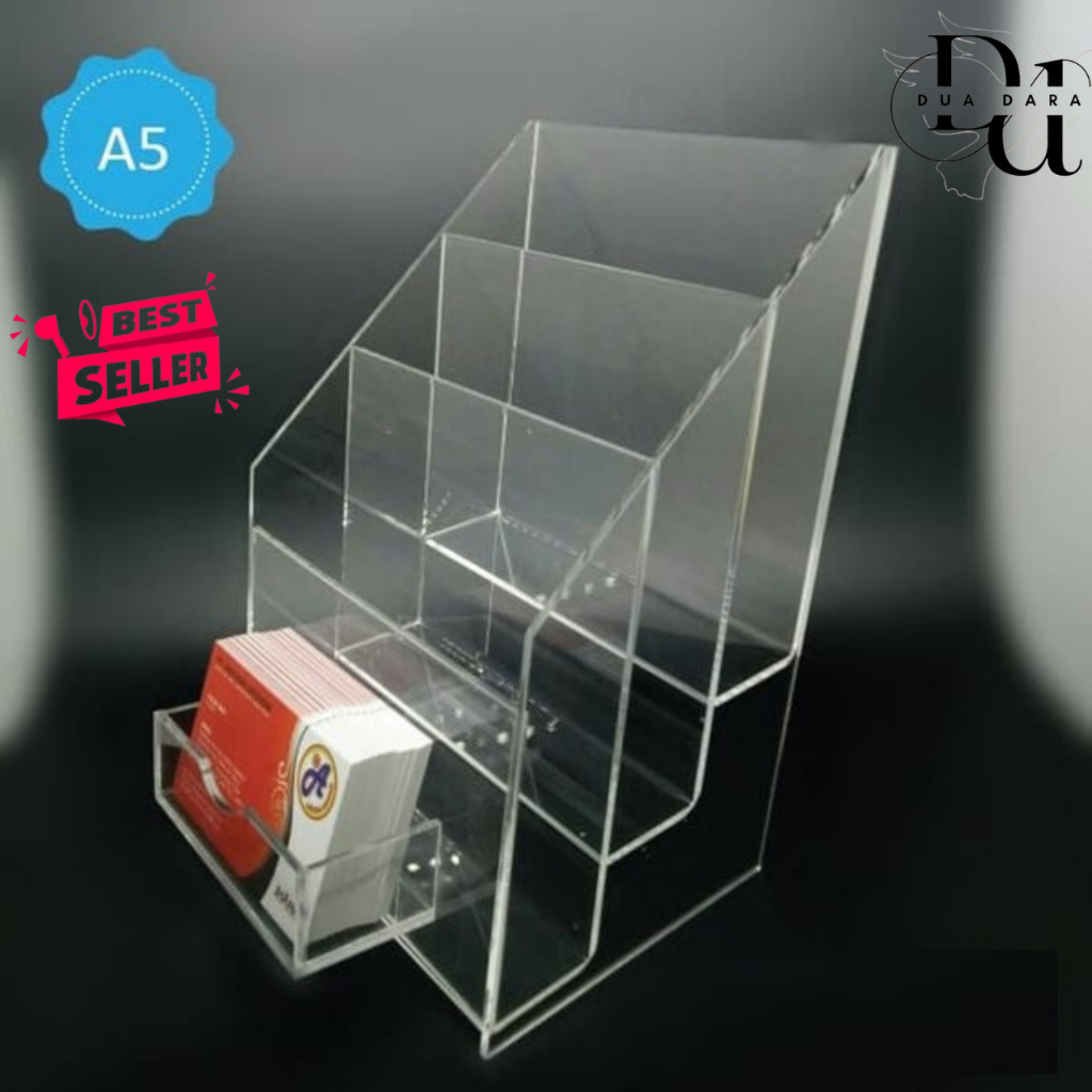 

AKRILIK TEMPAT BROSUSR f4 ACRYLIC STANDING BROCHURE ACRYLIC BROCHURE DISPLAY