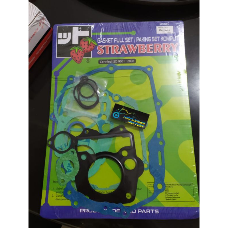 PAKING GASKET FULLSET KARISMA SUPRA X 125 strawberry