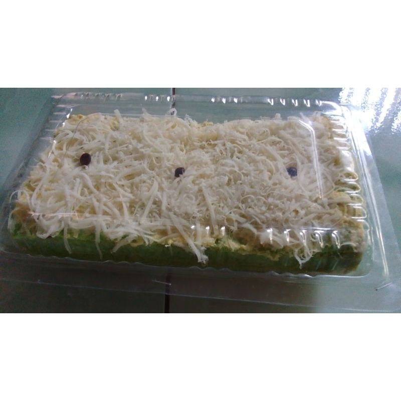 

Cake pandan keju panggang 22x10x4 tanpa bahan pengawet
