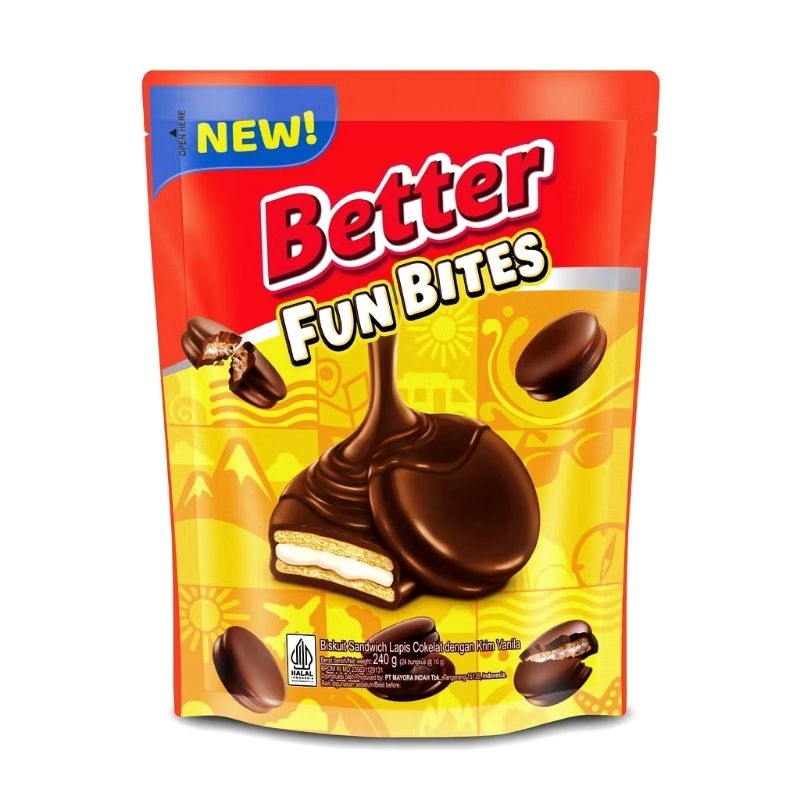 

Better fun BITES 240 gram POUCH BESAR isi 24