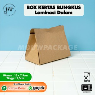 EASY RICE PACK / BOX KERTAS BUNGKUS NASI LAMINASI / BOX NASI KEKINIAN / BOX NASI LIPAT