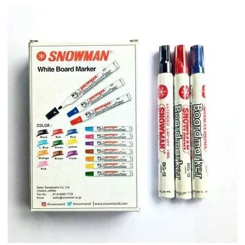 

SPIDOL PAPAN TULIS SNOWMAN WHITEBOARD MARKER BG-12 ORIGINAL PER PCS