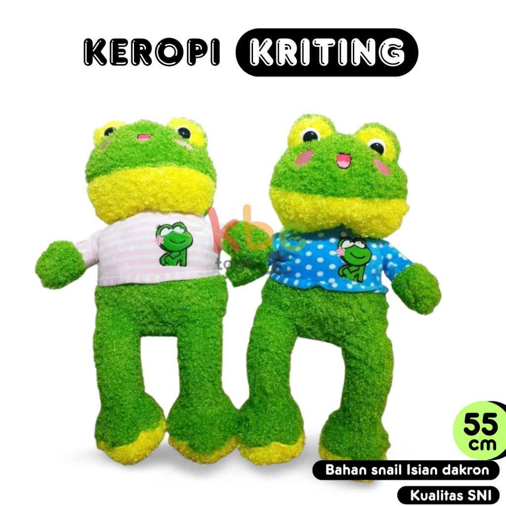 Boneka Keropi Baju / Boneka keropi Keriting / Boneka keropi Jumbo SNI