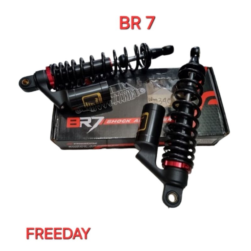 SHOCK TABUNG BELAKANG 340MM BR7 FREEDAY RX KING REVOFIT SUPRAX125 VERZA SUPRAFIT TIGER