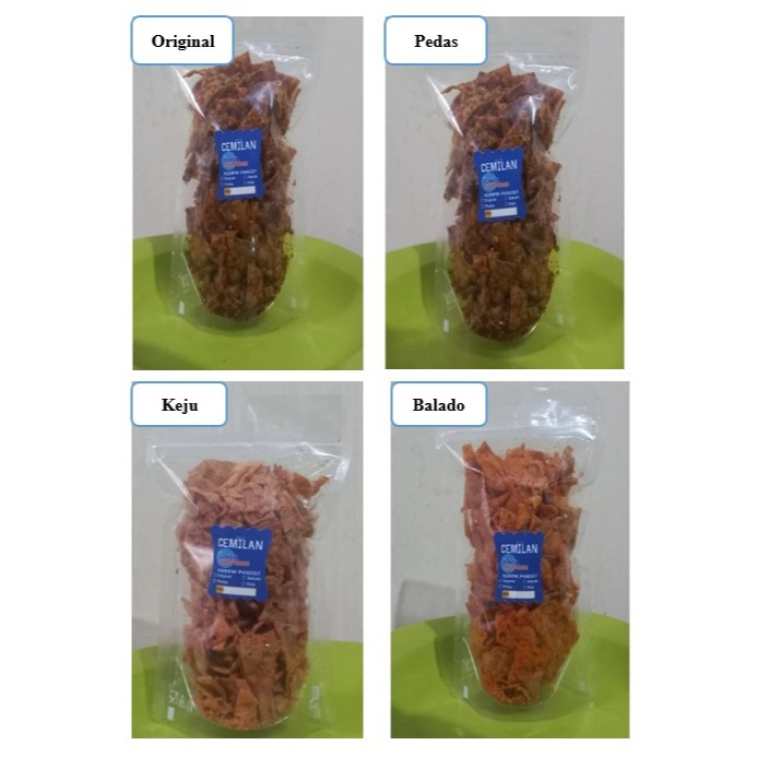 

Keripik Pangsit Rasa Original, Pedas, Balado dan Keju