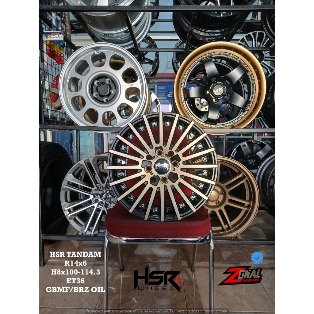 VELG MOBIL AGYA AYLA BRIO RING 14 HSR TANDAM MURAH