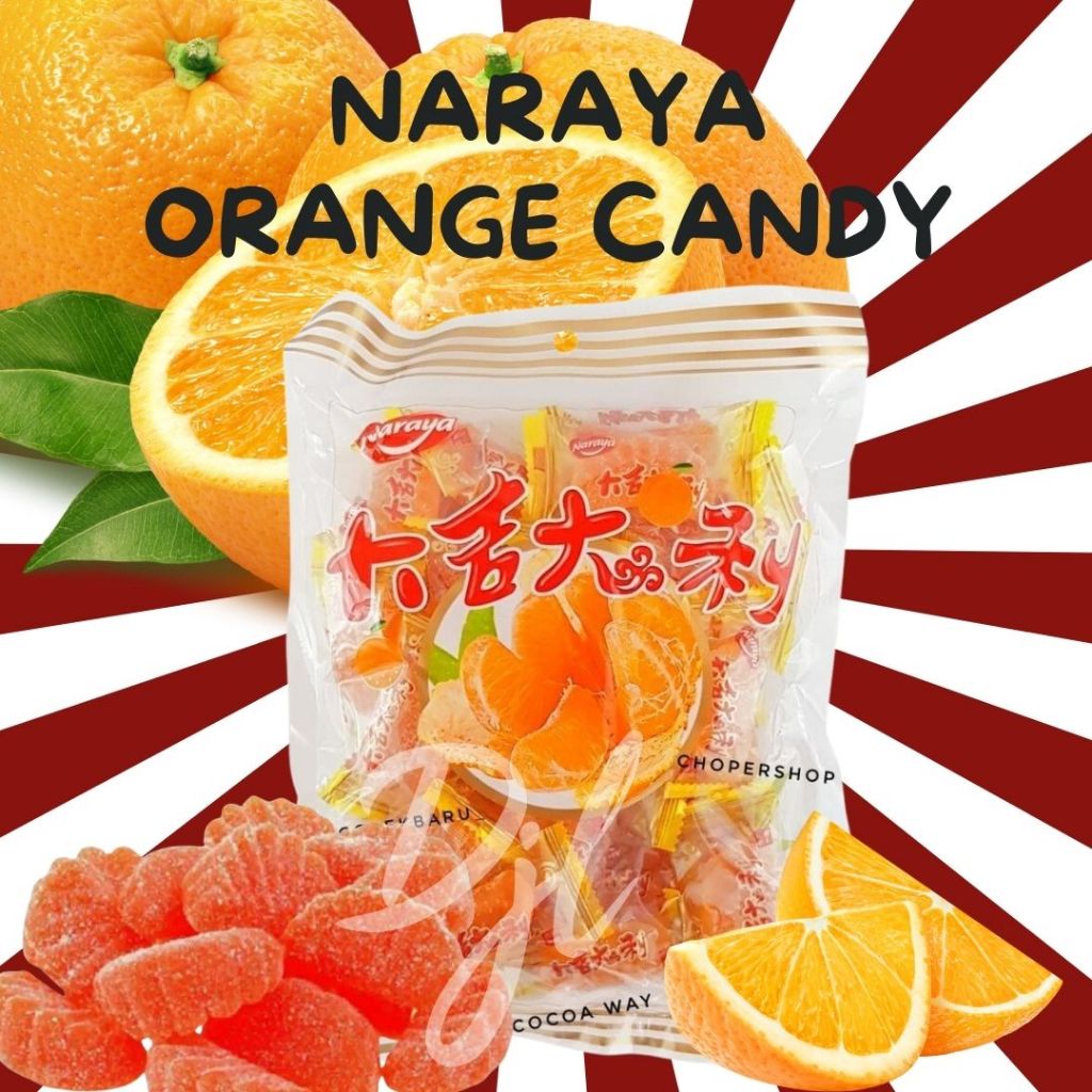 

Naraya Orange Candy 500g Permen Jeli Rasa Jeruk 1 Pouch