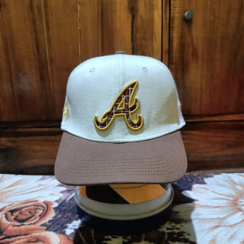 TOPI SECOND ORIGINAL/TOPI NEW ERA/TOPI MLB/TOPI BRAVES/TOPI BASEBALL/TOPI BUILD UP