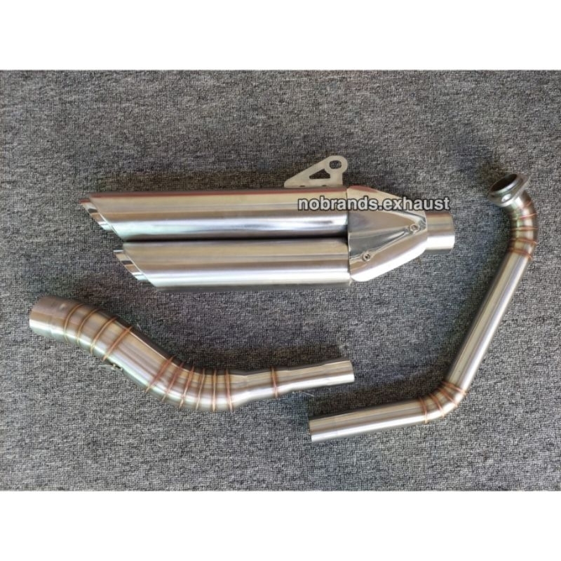Knalpot XSR 155 Double Muffler Titan Series