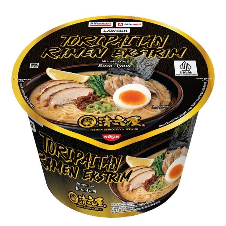 

Nissin Tori Paitan Ramen Ekstrim Mie Instan Cup Rasa Ayam 114gr