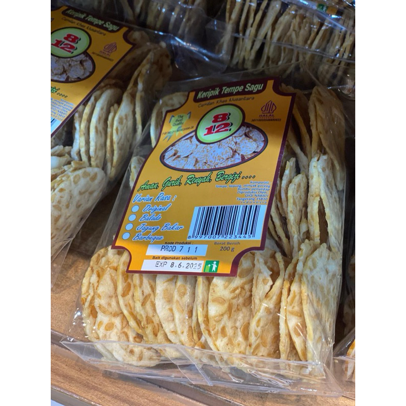 

Premium Snack Keripik Tempe 200gr