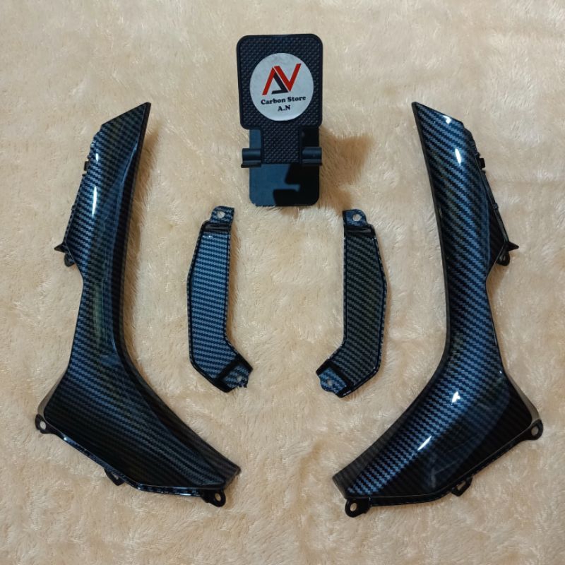 List Garnish 2 set Lampu Vario 125 150 LED New Full Karbon Celup - Carbon WTP