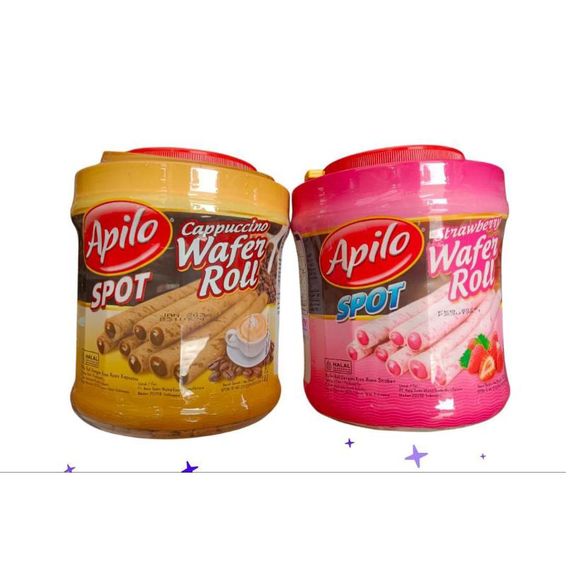 

Apilo spot wafer roll 500gr Varian Cappucino Strawberry