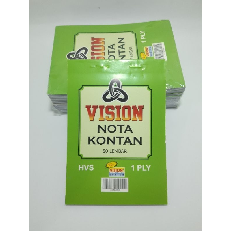 

NOTA KONTAN KECIL K1 PLY VISION JUAL PER PK