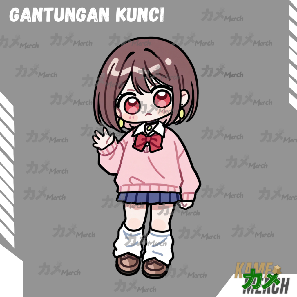 KeyChain / Gantungan Kunci / Ganci Anime waifu Dandadan / Biji Hilang Momo Ayase