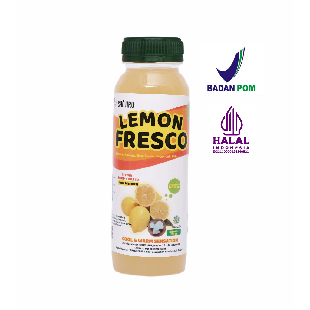 

Shojiru Minuman BOTANIKAL - Lemon Fresco Kemasan Botol Plastik 250 ml