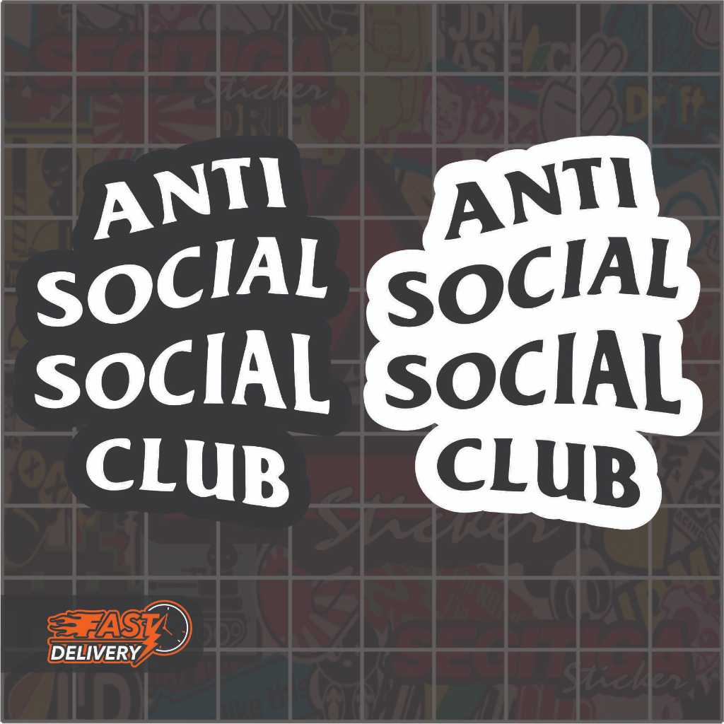 

Sticker ANTI SOCIAL SOCIAL CLUB (ASSC) Ukuran 7x8 Cm