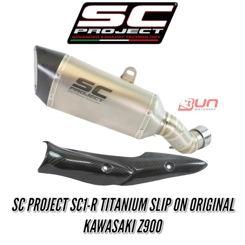 SC PROJECT SC1R SC1 RTitanium Original Slip on Z900 Z 900