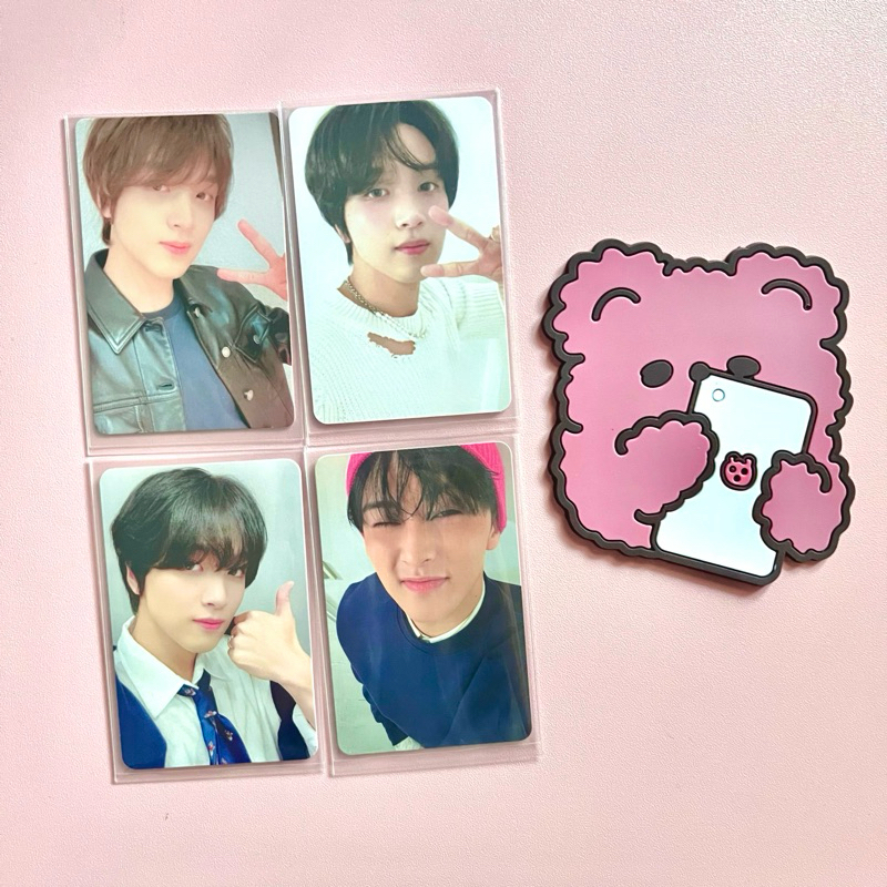 Haechan Mark Jeno Photocard — Season Greeting BTFM NCT Nation Golden Age Pink Christmas Yzy Universe