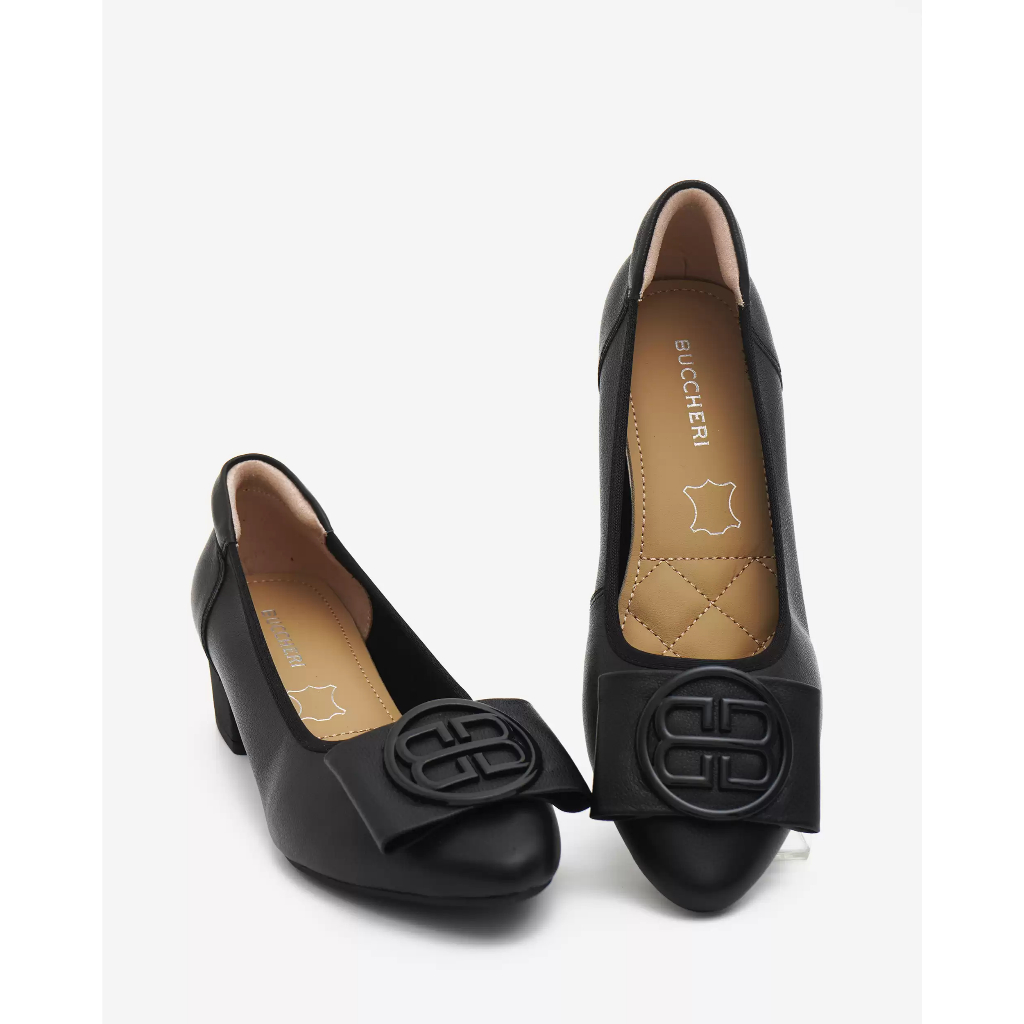 BUCCHERI VICTORIA Sepatu Heels Wanita HItam-bm2001