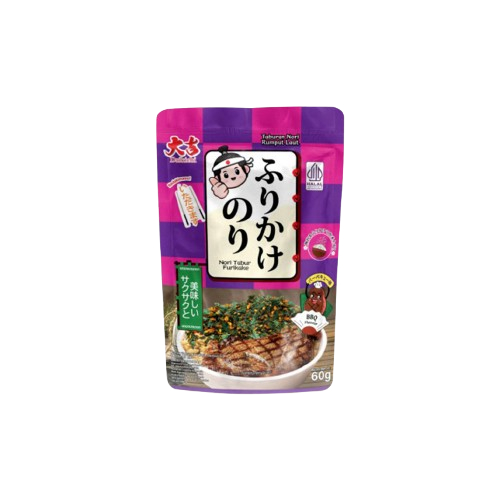 

JSF DAIKICHI BBQ FLAVOUR NORI TABUR FURIKAKE PCH 60 GR 8990074000674