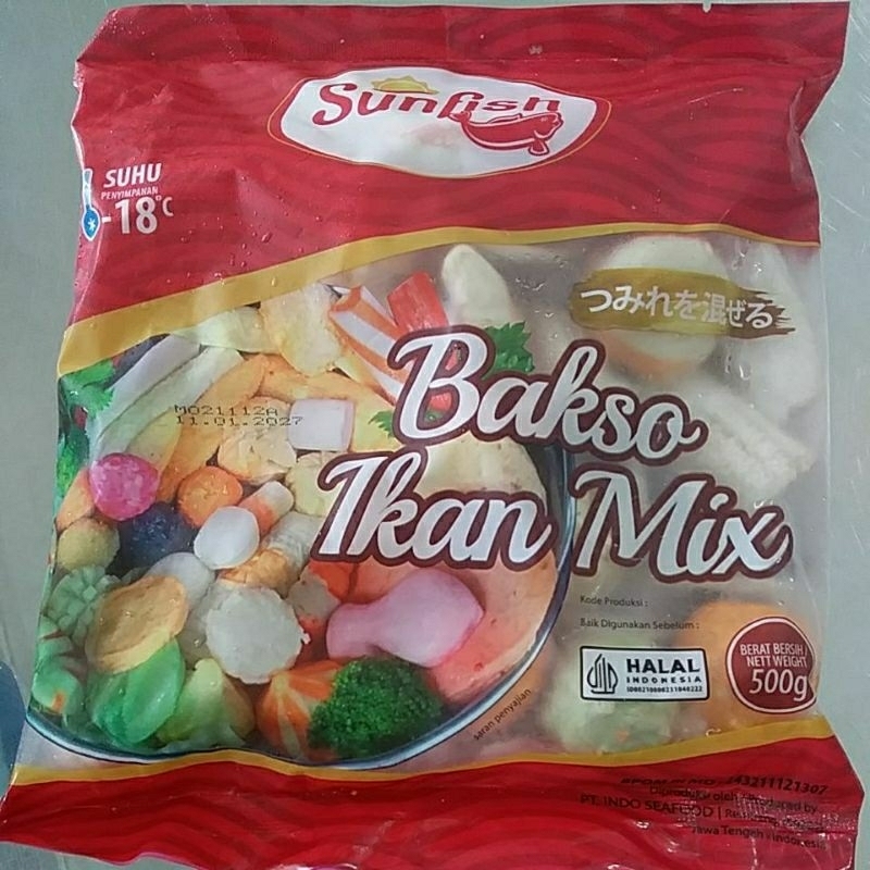 

Sunfish Bakso Ikan Mix, berat 500 gr Cocok untuk Tomyam