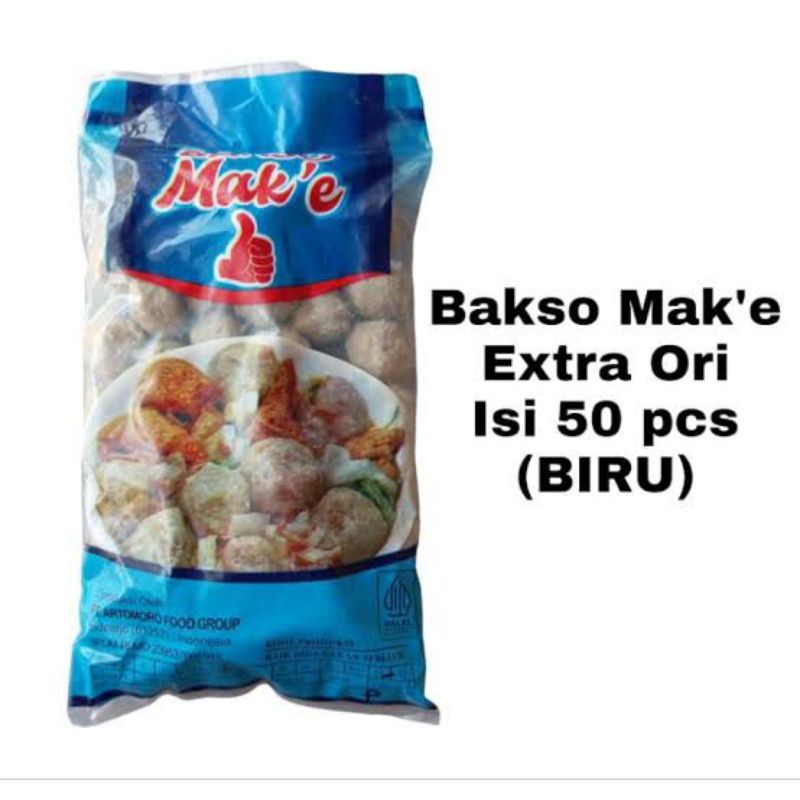 

Bakso MAK'E Exstra ORI isi 50biji (BIRU)