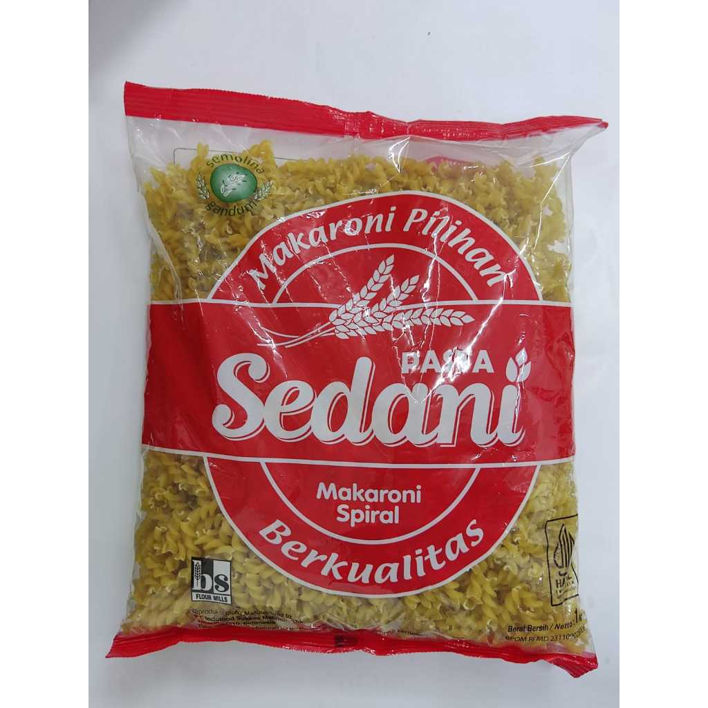 

SEDANI MAKARONI SPIRAL 1KG