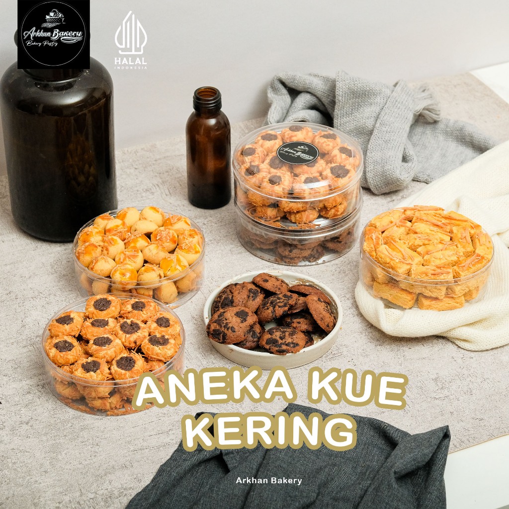 

Aneka Kue Kering Cookies Kue Lebaran Arkhan Bakery