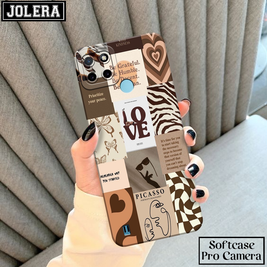 Case Hp Softcase REALME C21Y - Case Hp REALME C21Y - Silikon Hp REALME C21Y - Motif Cartoon Keren - 