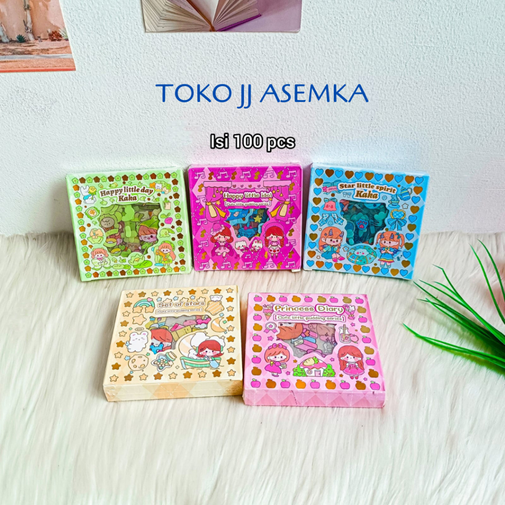 

STICKER SENMU MINI ISI 100 PCS STIKER TEMPEL ANTI AIR JURNAL ANAK LUCU KREATIFITAS MURAH GROSIR COD