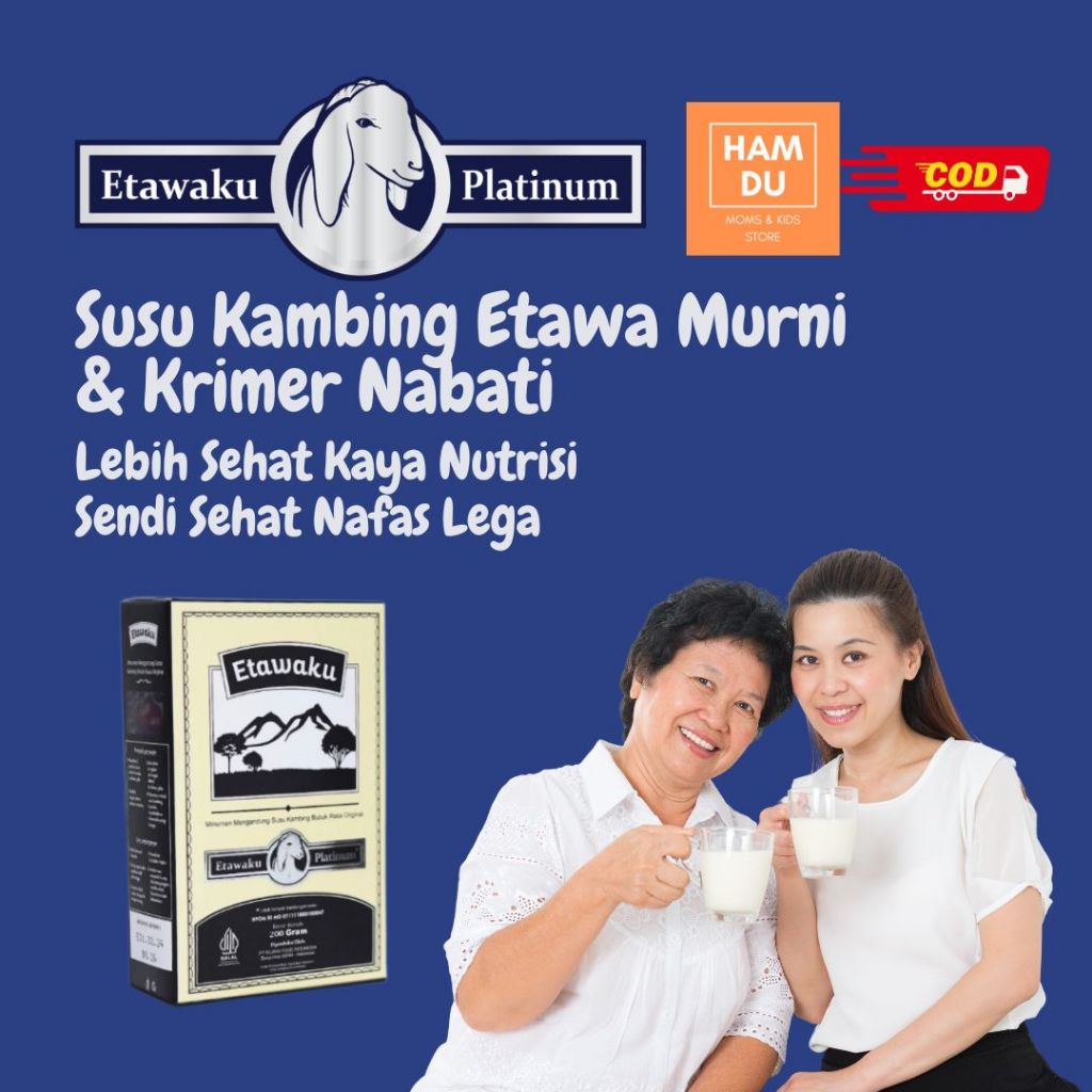 

ETAWAKU Platinum 200gr Original - Susu untuk paru paru dan masalah pernafasan