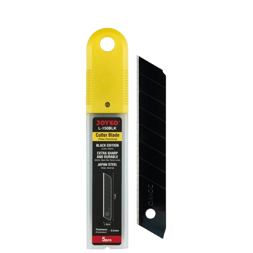 

Cutter Blade Refill Isi Pisau Pemotong Joyko L-150BLK Japan Steel 5Pcs