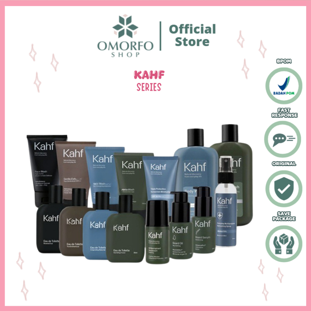 ❤️Omorfo❤️ Kahf Series | Kahf Face Wash | Kahf Serum |Kahf Face Spray |Kahf Eau De Parfum | Kahf Deo