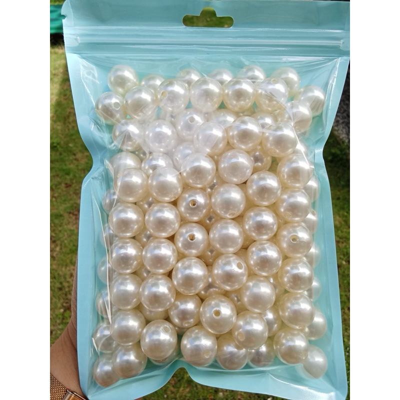 500ml putih mutiara beads manik 16mm