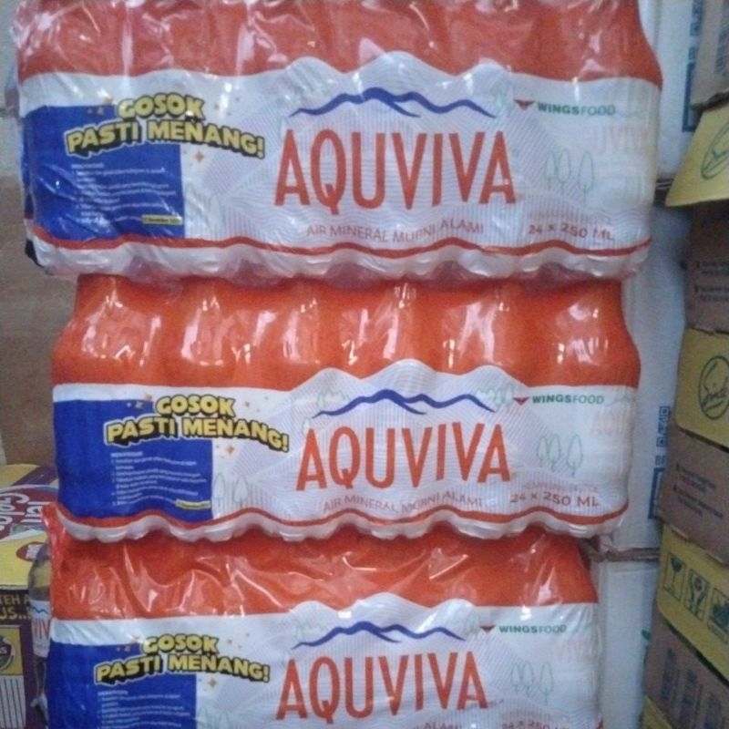 

aquviva botol 250 ml isi 24