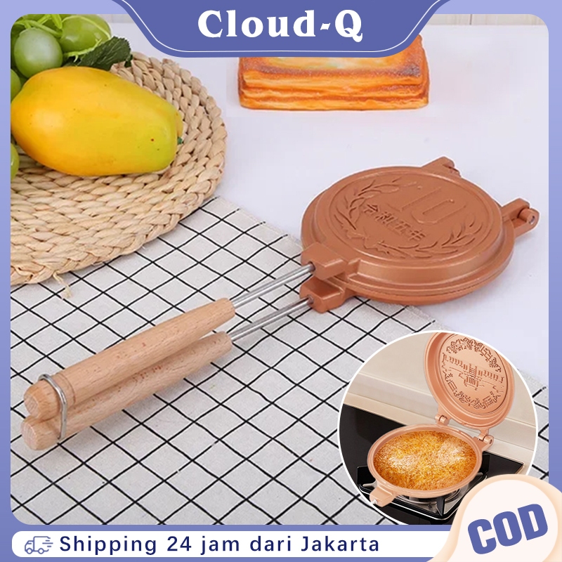 Cetakan Kue Cetakan Waffle Koin 10 Yen Jepang Cetakan Taiyaki Anti Lengket Cetakan Sandwich