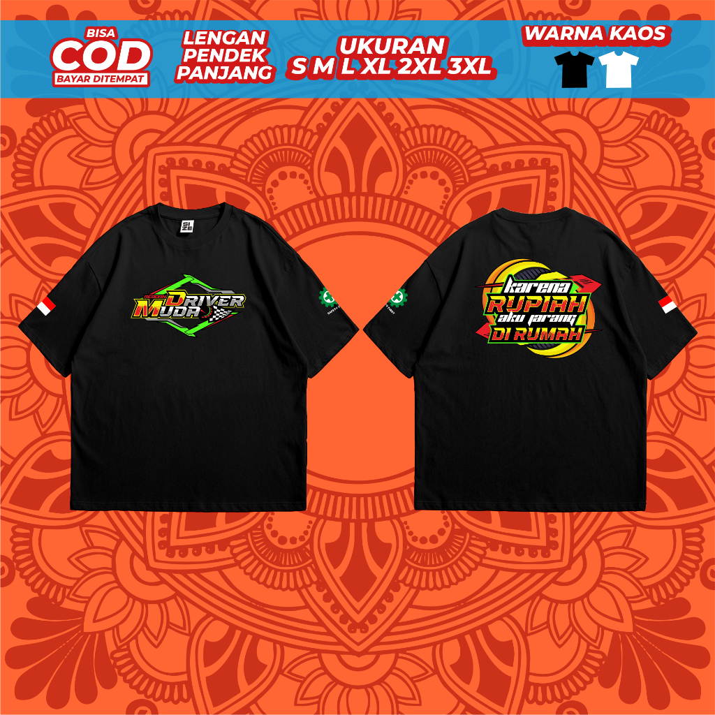 Kaos Pria Driver Muda Baju Driver Muda Baju Distro Tshirt Murah
