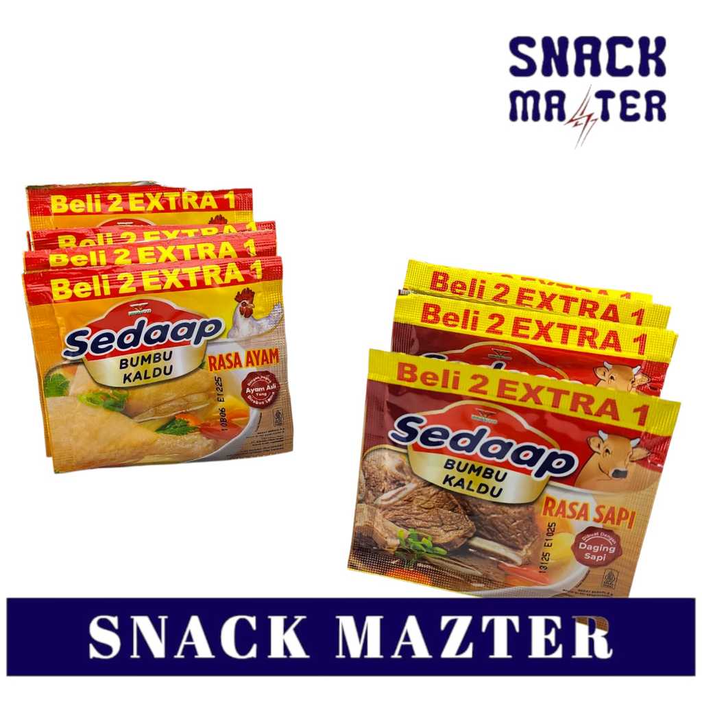 

Sedaap Bumbu Kaldu - Netto 18 bks x 9gr