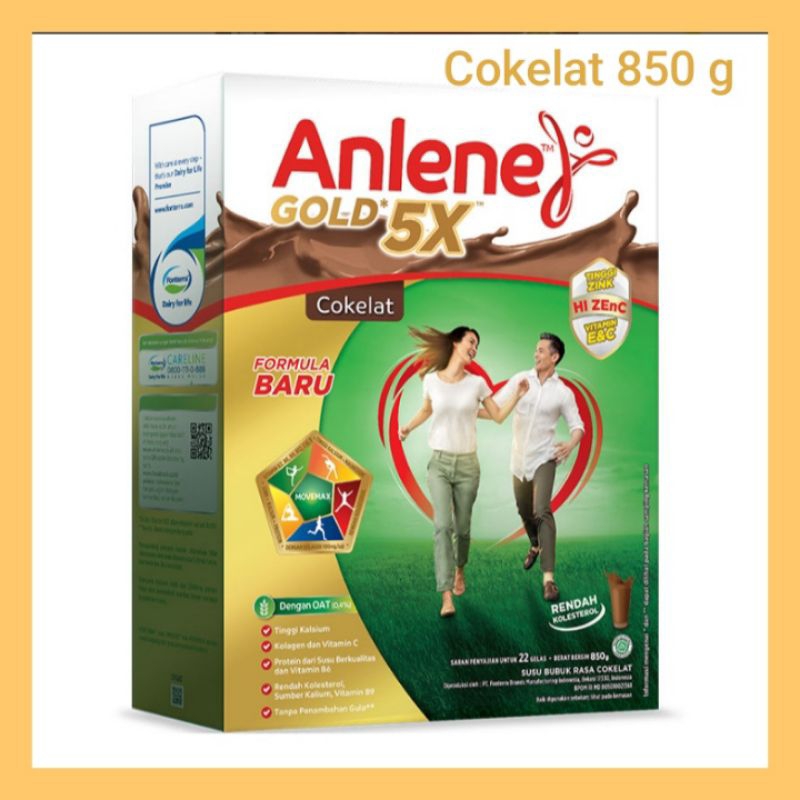 

Anlene Gold 5X Susu Bubuk Dewasa Cokelat 850 g