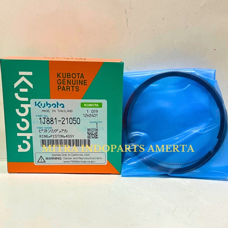 ASSY RING PISTON STD DC70 KUBOTA 1J881-21050 GENUINE