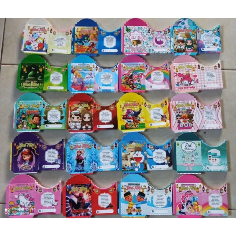 

Amplop angpao lebaran masih lembaran 1000 lembar