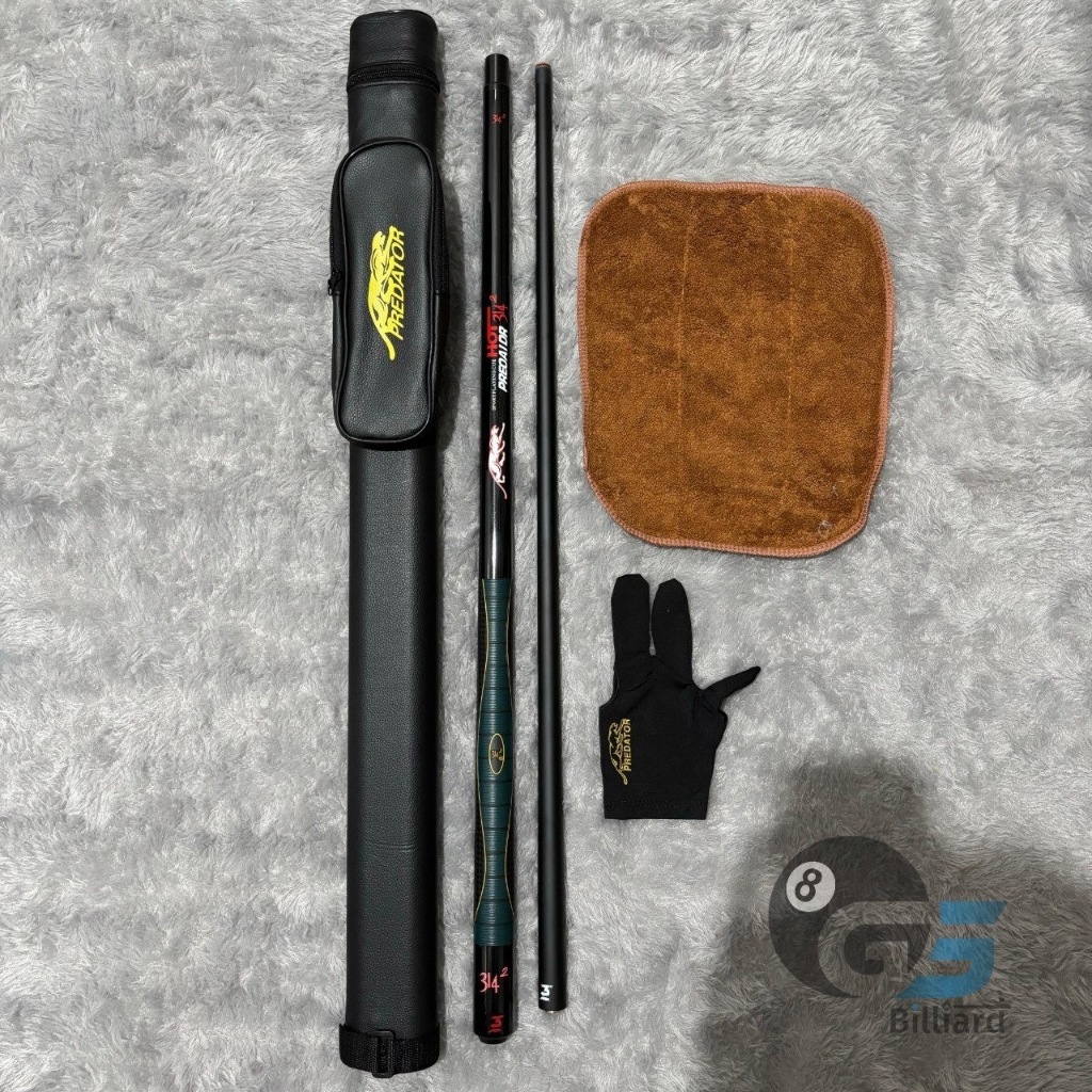 Stik Preoaidr CARBON ORIGINAL FREE tas PREDATOR, sarung tangan PREDATOR, lap microfiber 100% Origina