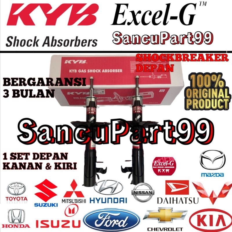 SHOCKBREAKER DEPAN TERIOS KYB EXCEL-G ORIGINAL