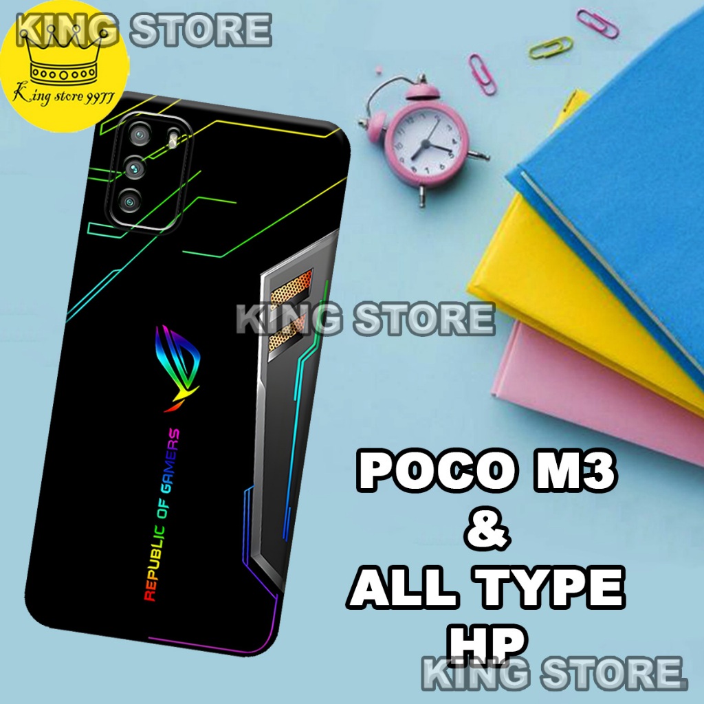 (KS21)  Softcase karet untuk POCO M3 2024 Motif gambar Cowok/casing  POCO M3 terbaru/kesing hp/silic